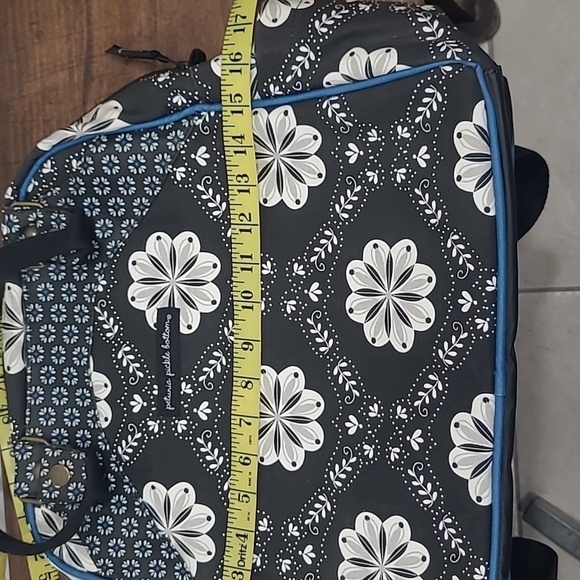 EUC Petunia Pickle Bottom It's A Small World Backpack Medium Tote Women's Bag - Picture 12 of 14